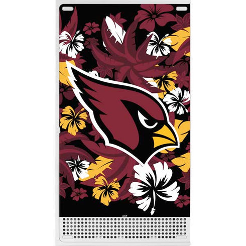 NFL Arizona Cardinals Tropical Print Xbox Series S Console Skin